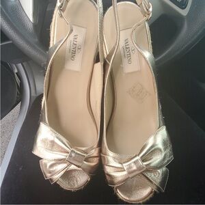 Valentino Metallic Sandals